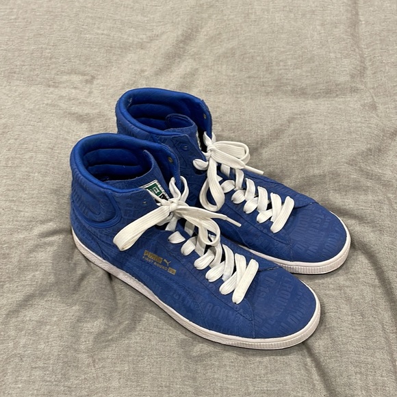 Puma First Rounds, blue suede - Picture 2 of 3